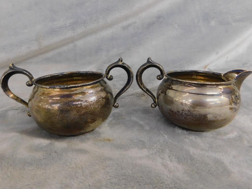 Sterling Silver - Gorham Creamer and Sugar - 166.7 Grams - 7