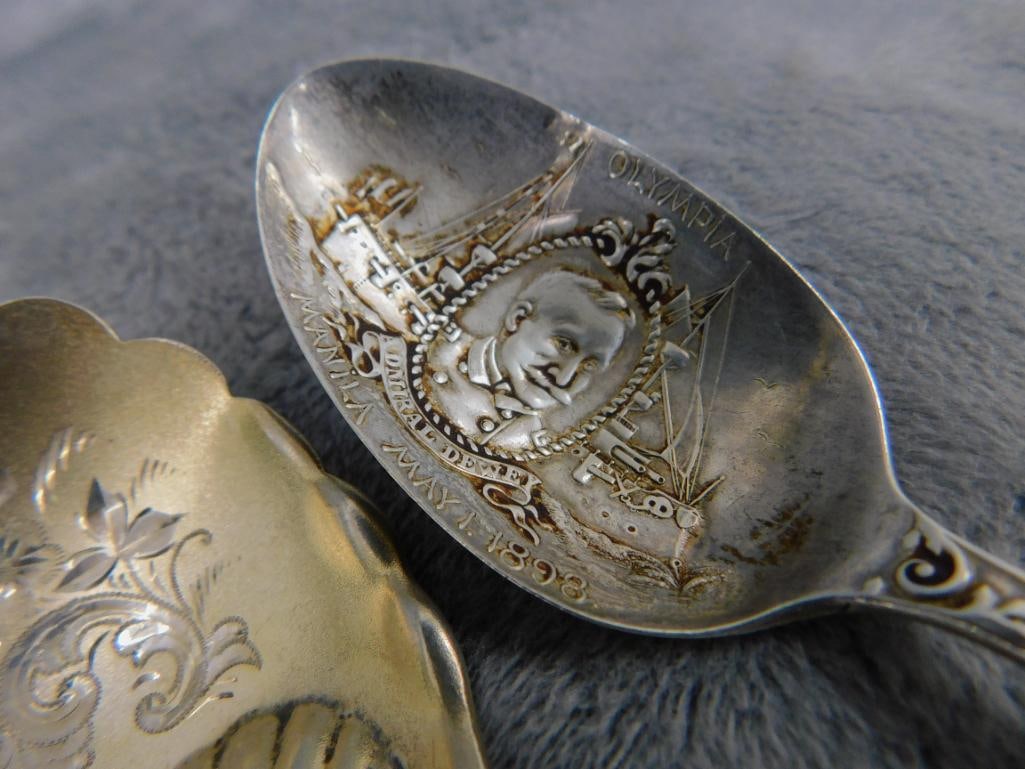 Sterling Silver - Gorham Berry Spoon - Berry Spoon - 1898 Collectors Spoon - 65 Grams - 4