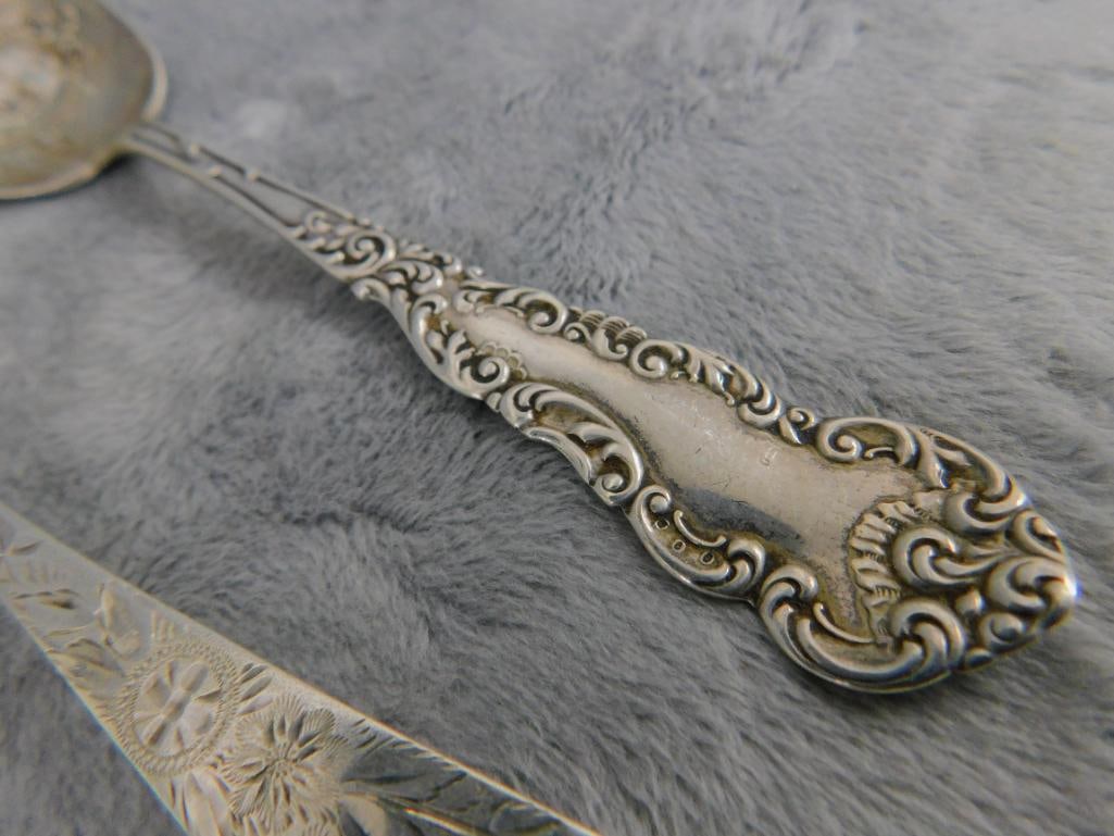 Sterling Silver - Gorham Berry Spoon - Berry Spoon - 1898 Collectors Spoon - 65 Grams - 5