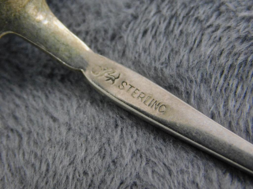 Sterling Silver - Whiting MFG. 6" Ladle - 6.25" Sugar Spoon - 41 Grams - 8
