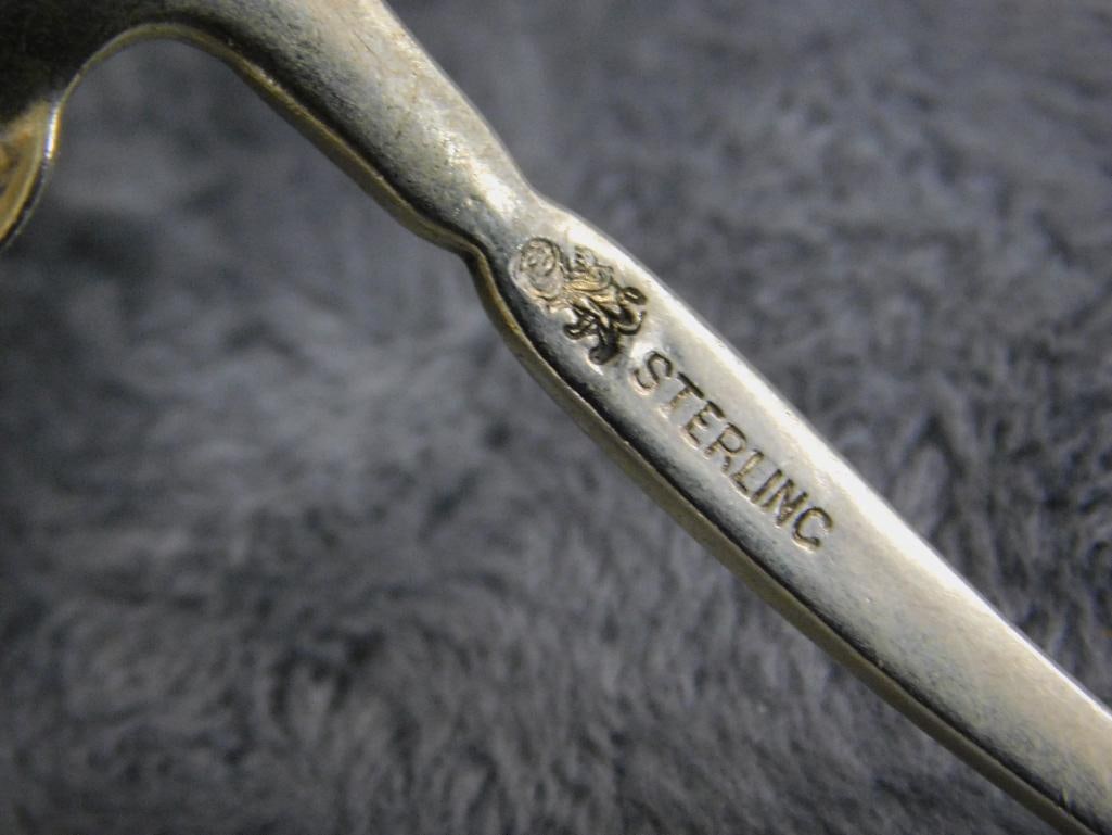 Sterling Silver - Whiting MFG. 6" Ladle - 6.25" Sugar Spoon - 41 Grams - 9