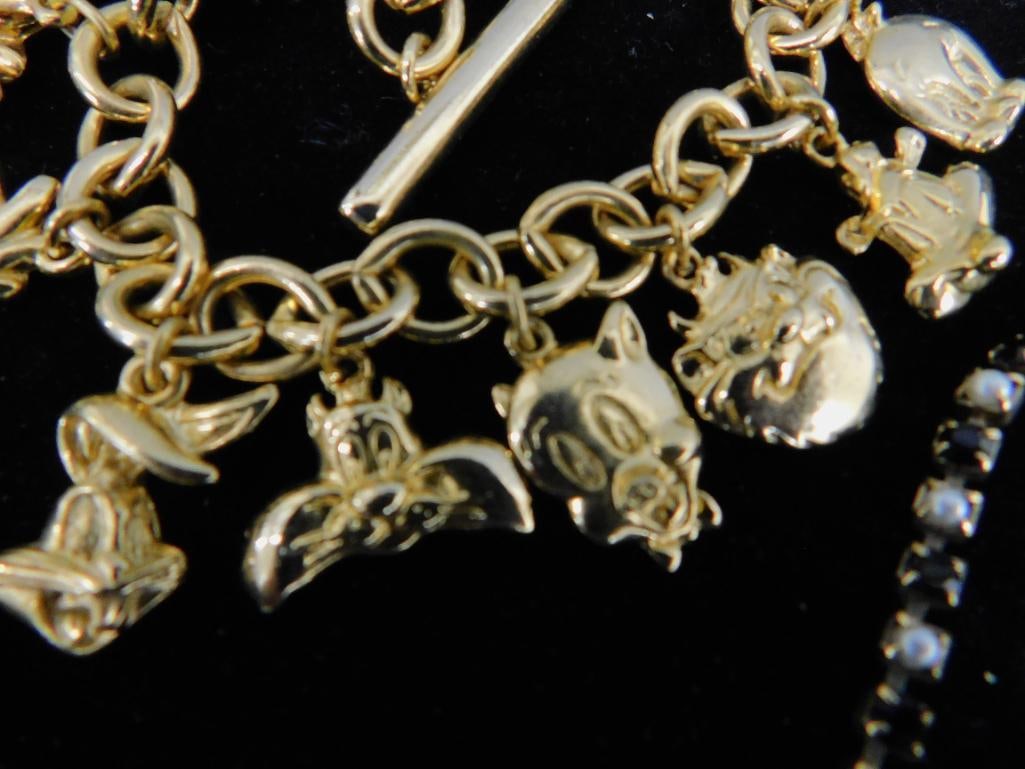 Tray Lot of Costume Jewelry - 10