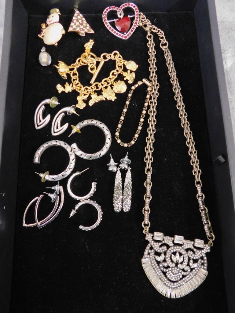 Tray Lot of Costume Jewelry - 13