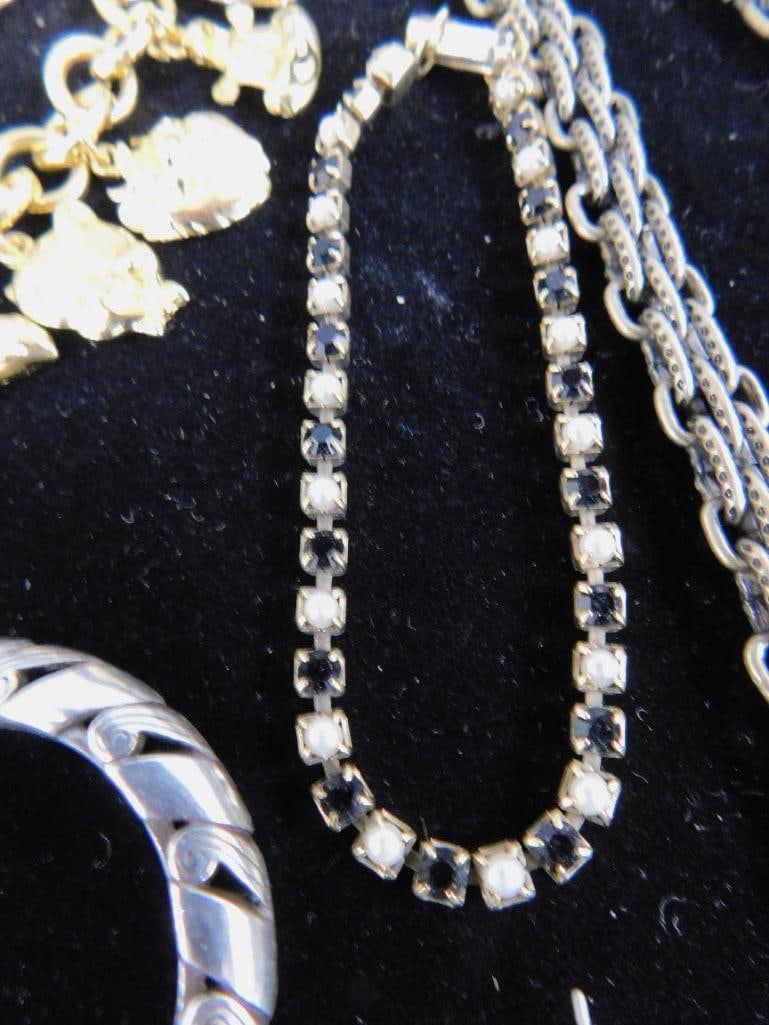 Tray Lot of Costume Jewelry - 8