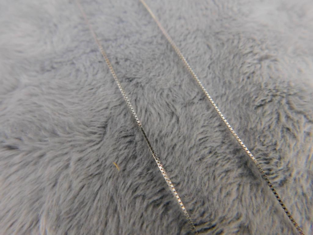 14K White Gold - 20" Necklace - 1.03 Grams - 3