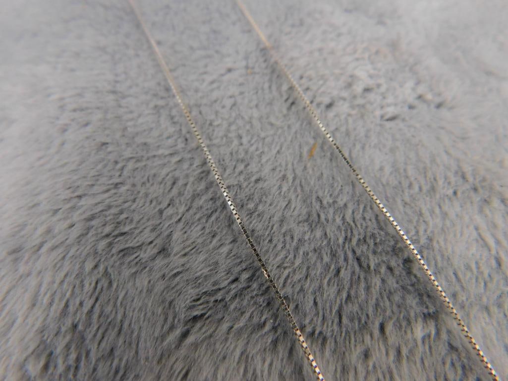 14K White Gold - 20" Necklace - 1.03 Grams - 4
