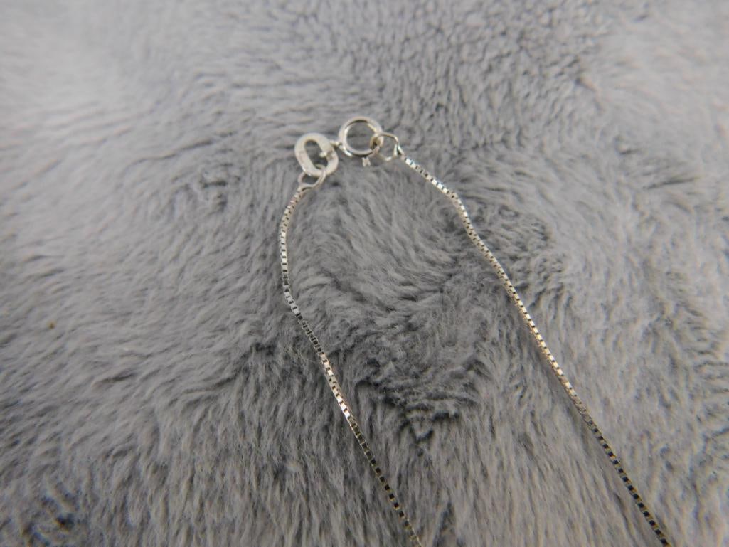 14K White Gold - 20" Necklace - 1.03 Grams - 5