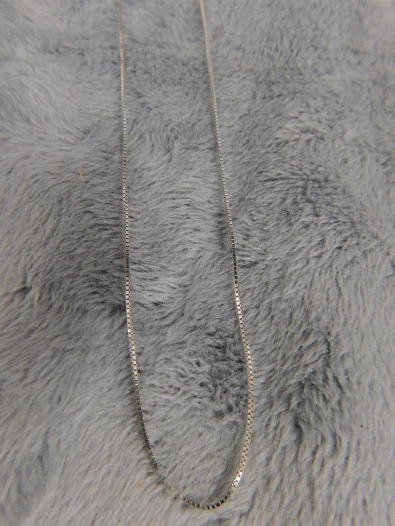 14K White Gold - 20" Necklace - 1.03 Grams - 7