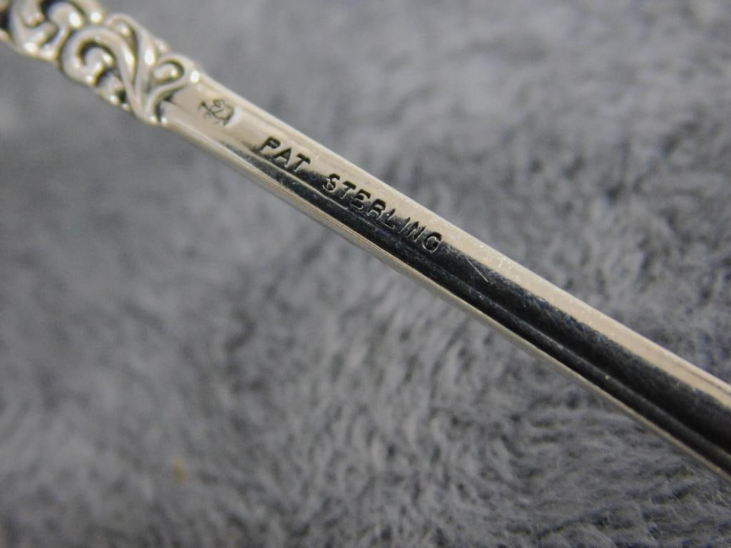 Sterling Silver - 4 Misc. Serving Spoons - Fork - 72.0 Grams - 12