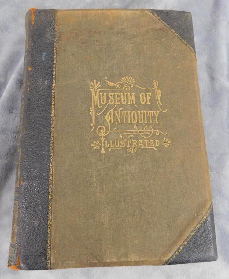 1880 "Museum of Antiquity Illustrated" - Some Wear: See Photos For Condition and Details