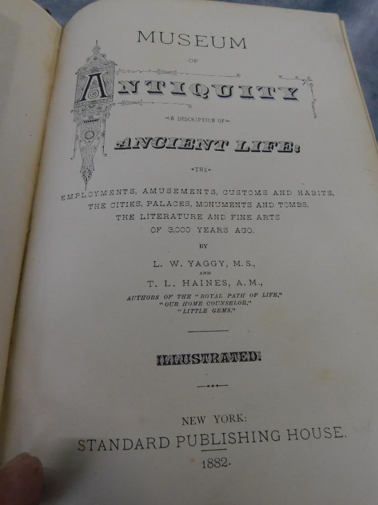 1880 "Museum of Antiquity Illustrated" - Some Wear - 5