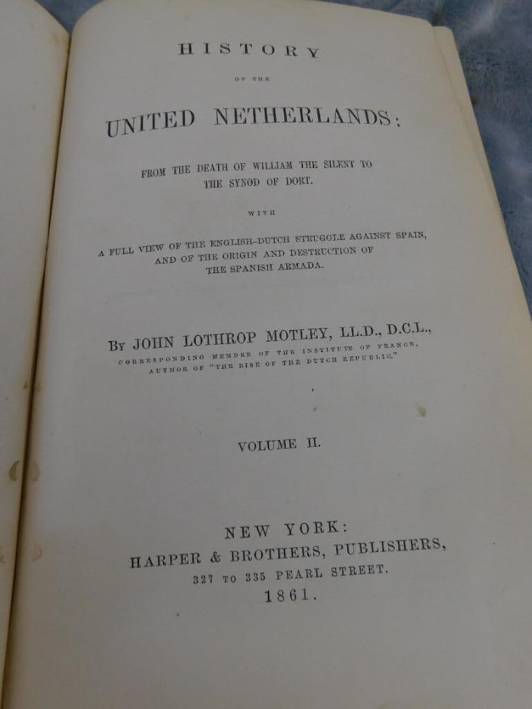 1861 "History of The United Netherlands" - Volume 2 - Some Wear - 7