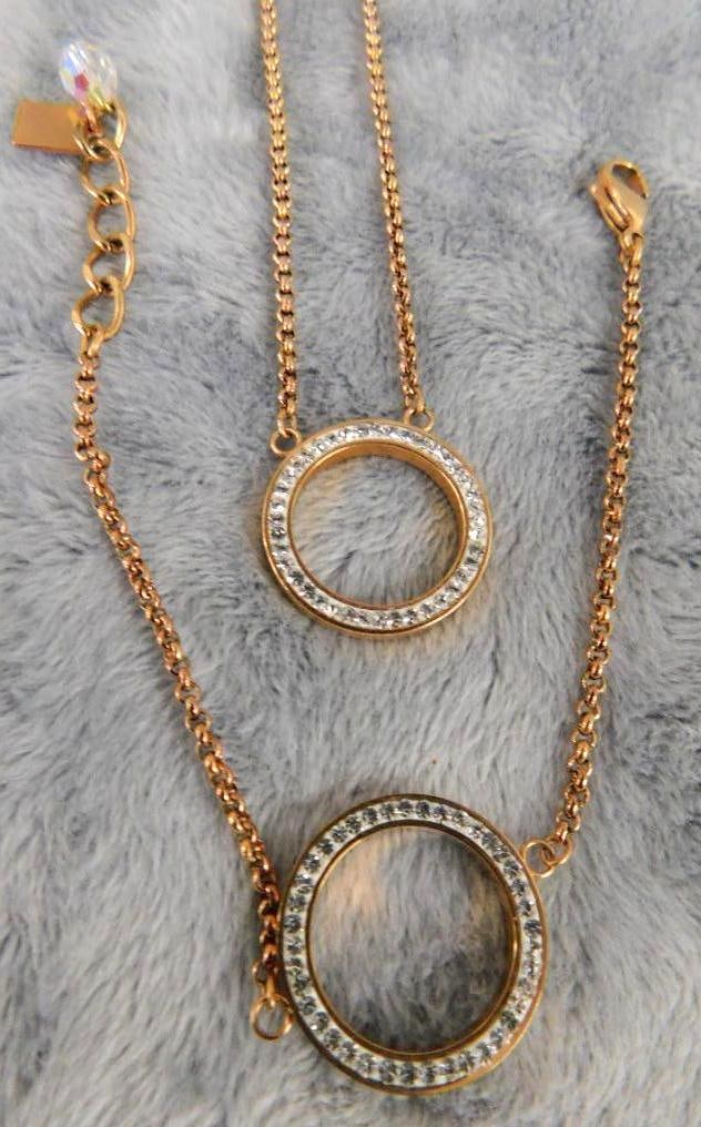 Coeur De Lion - 7" Bracelet and 18" Necklace: See Photos For Condition and Details