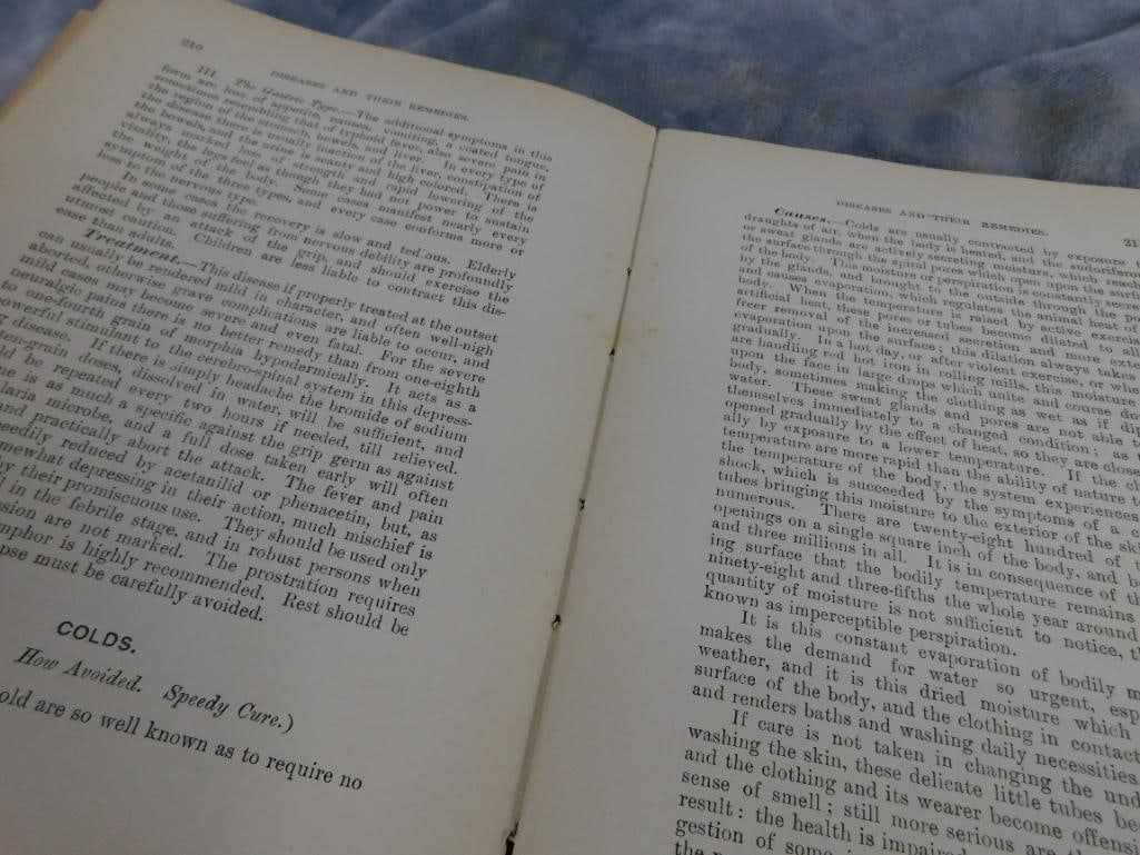 1895 "The Cottage Physician" - Binding In Rough Shape - 6