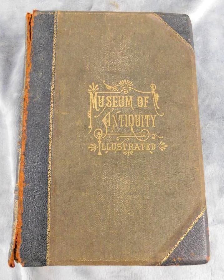 1880 "Museum of Antiquity Illustrated" - Some Wear: See Photos For Condition and Details