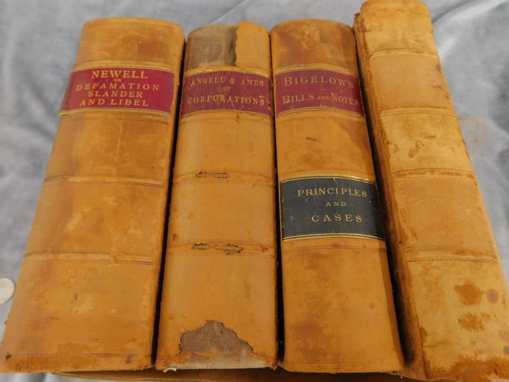4-1852 Law Books - As Is - Water Damage - Binding Issues - 15