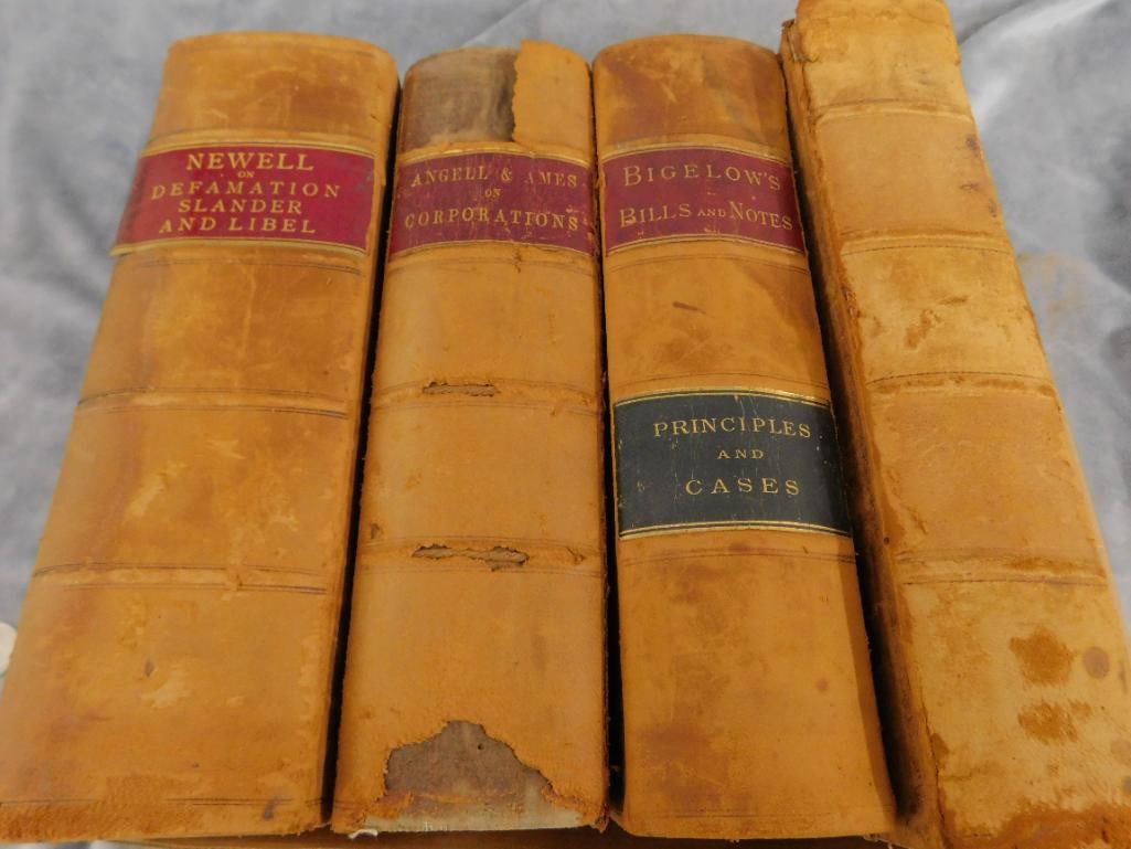 4-1852 Law Books - As Is - Water Damage - Binding Issues - 16