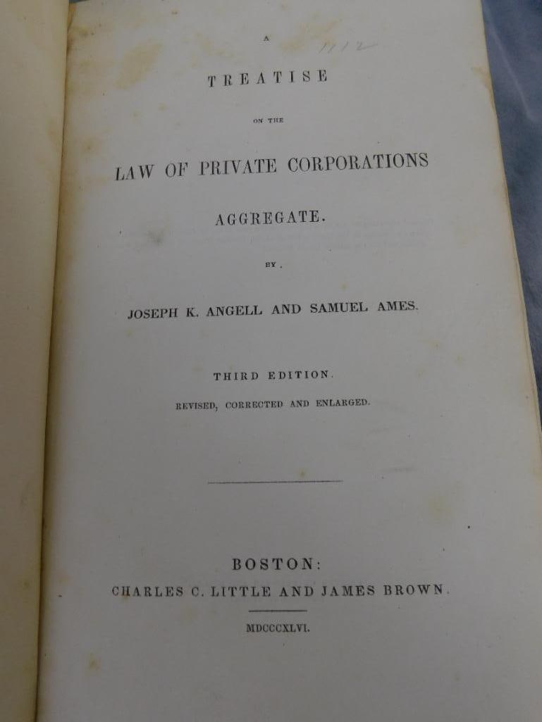 4-1852 Law Books - As Is - Water Damage - Binding Issues - 8