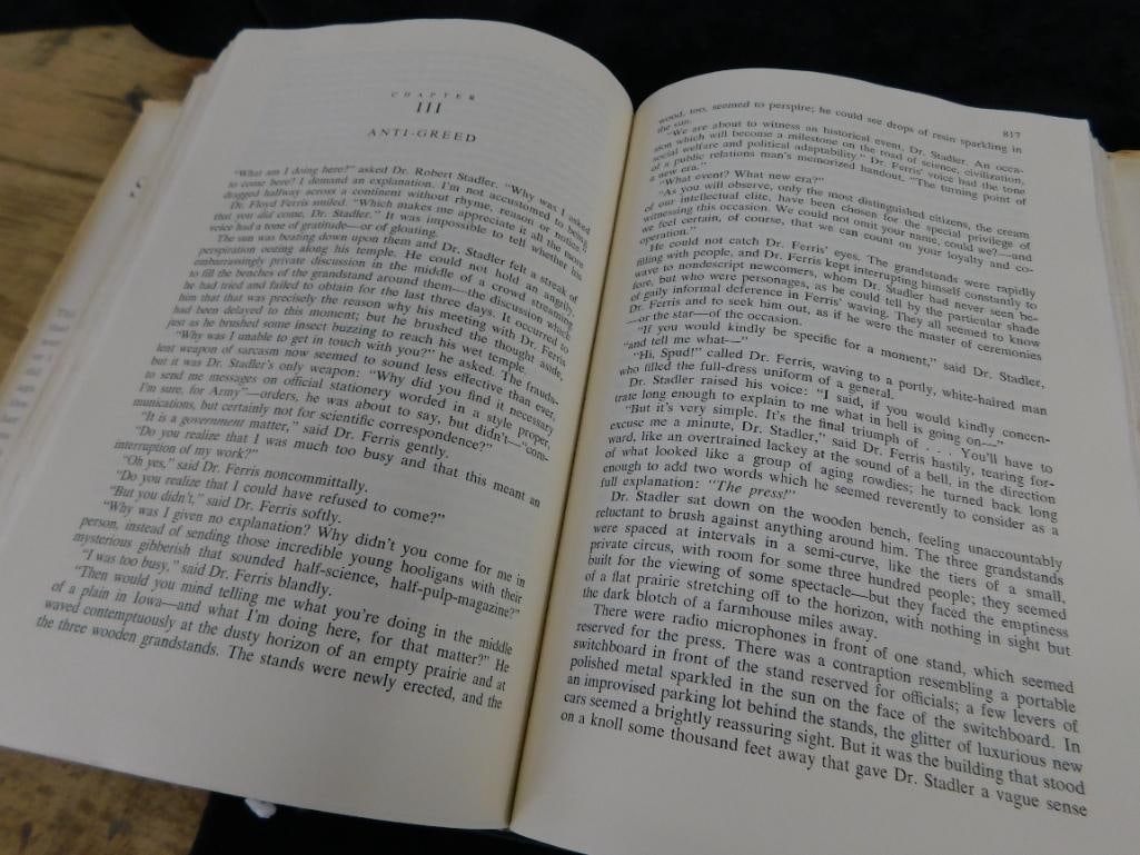 Book - "Atlas Shrugged" - First Edition - 1957 - Slip Cover - 5