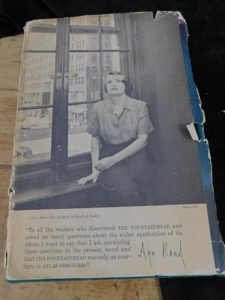 Book - "Atlas Shrugged" - First Edition - 1957 - Slip Cover - 6