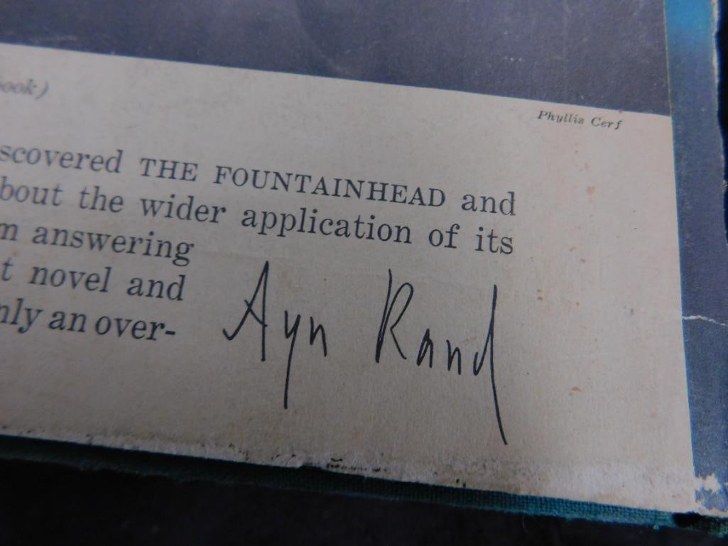 Book - "Atlas Shrugged" - First Edition - 1957 - Slip Cover - 7