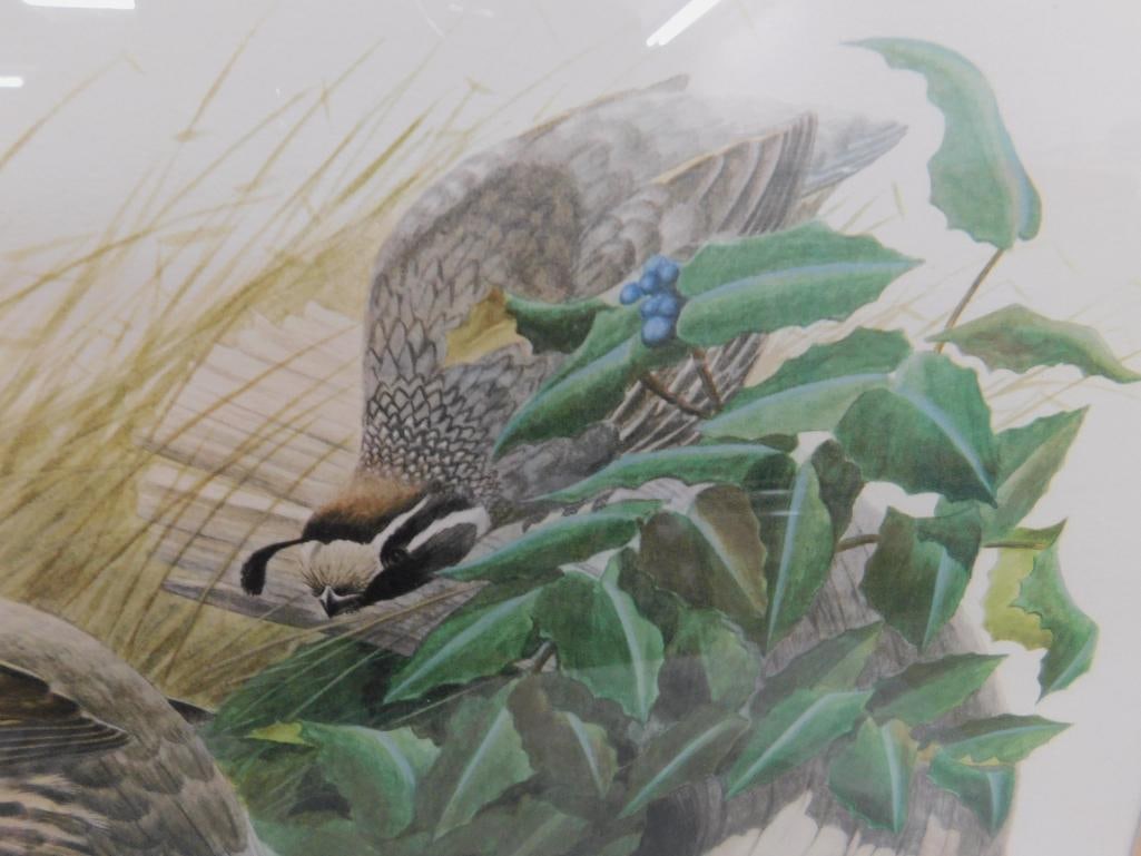 Signed Print - Richard Sloan - "California Quail" - 30" x 34" - 4