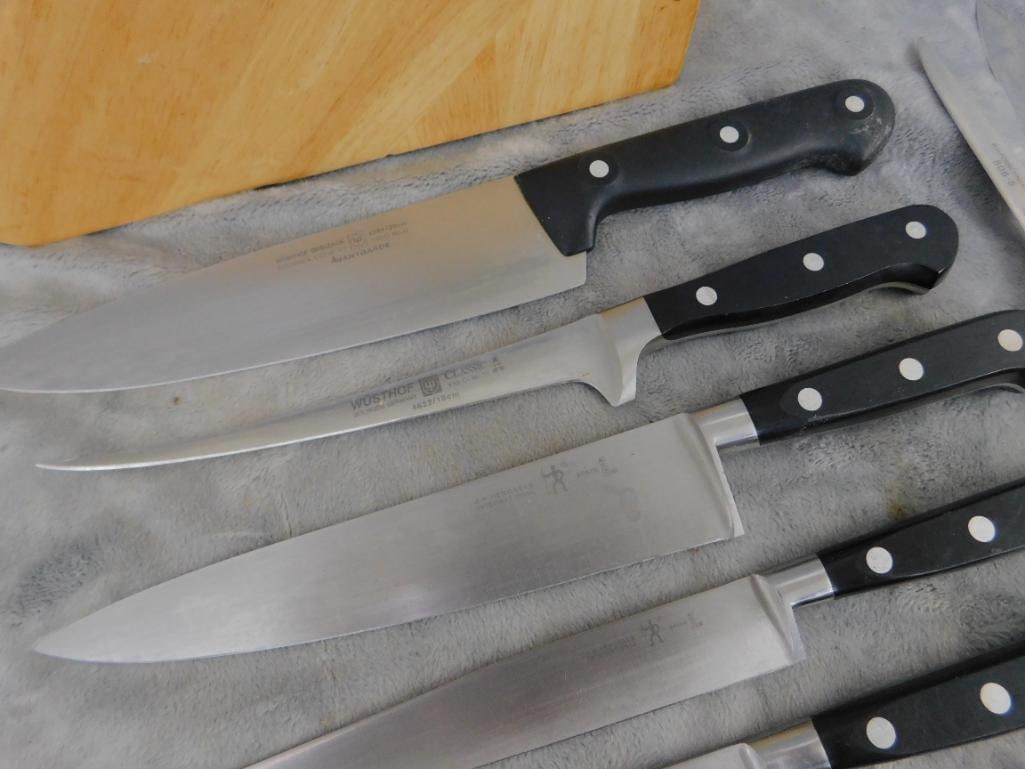 Wustof Trident Knives - 9 Pieces Plus Block and 3 Other Pieces - 3