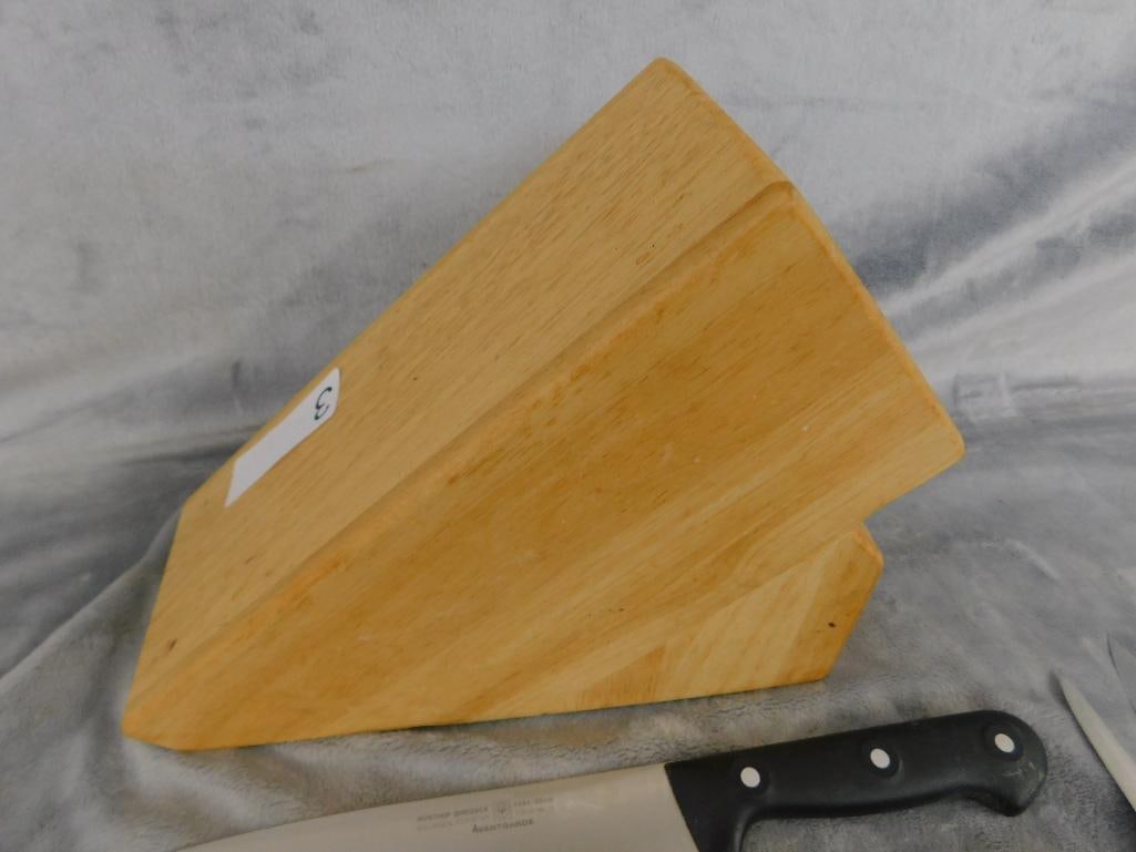 Wustof Trident Knives - 9 Pieces Plus Block and 3 Other Pieces - 6