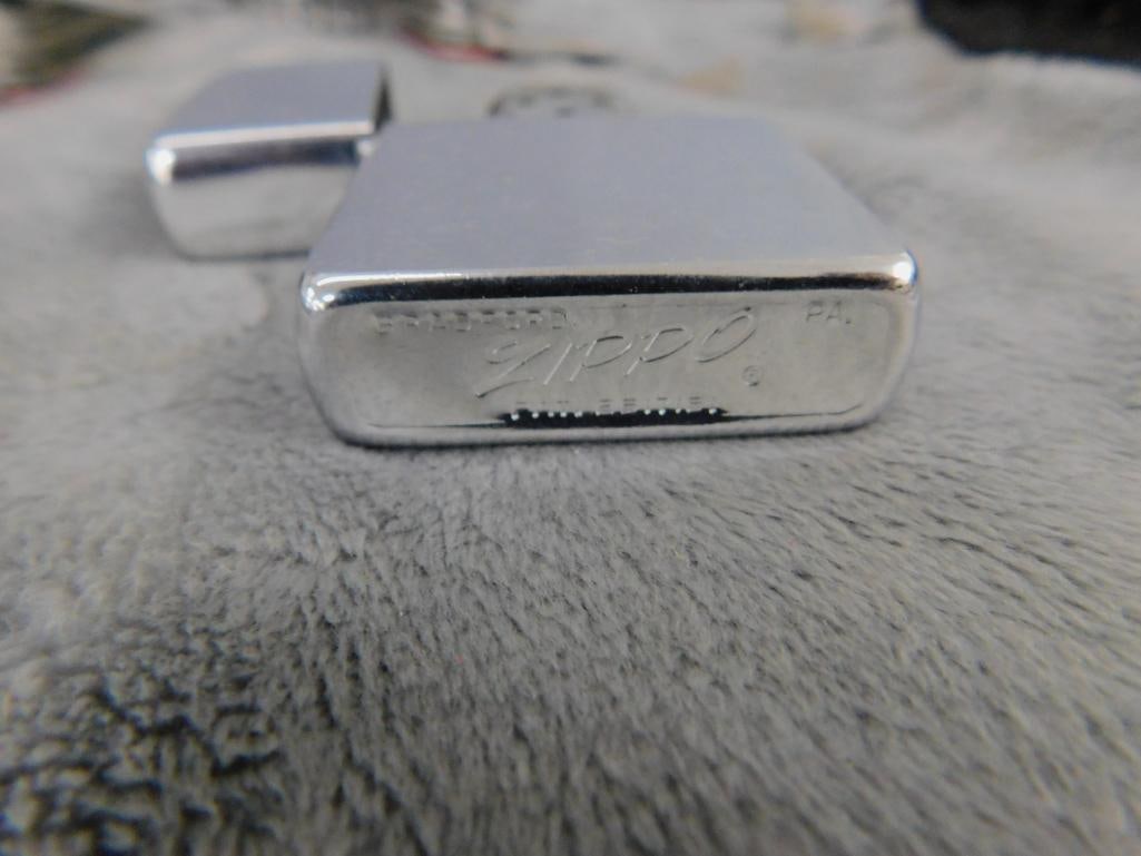 Pair of Victorinox Pocket Knives - Husky Pocket Knife - Zippo Lighter - 10