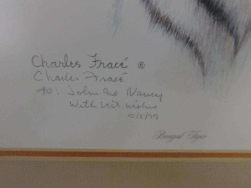 Charles Frace - Signed Print - "Bengal Tiger" - 17" x 14.5" - 3