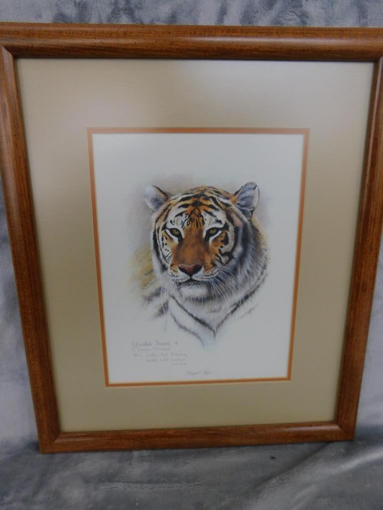 Charles Frace - Signed Print - "Bengal Tiger" - 17" x 14.5" - 6