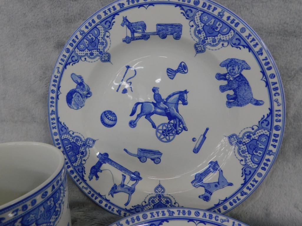 Spode - "Edwardian Childhood" Childs Plateware Set - Plate - Bowl - Mug - 2