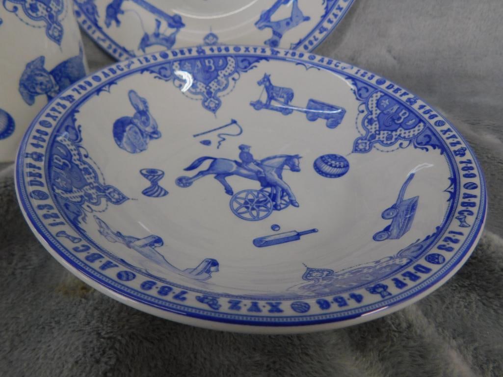 Spode - "Edwardian Childhood" Childs Plateware Set - Plate - Bowl - Mug - 3