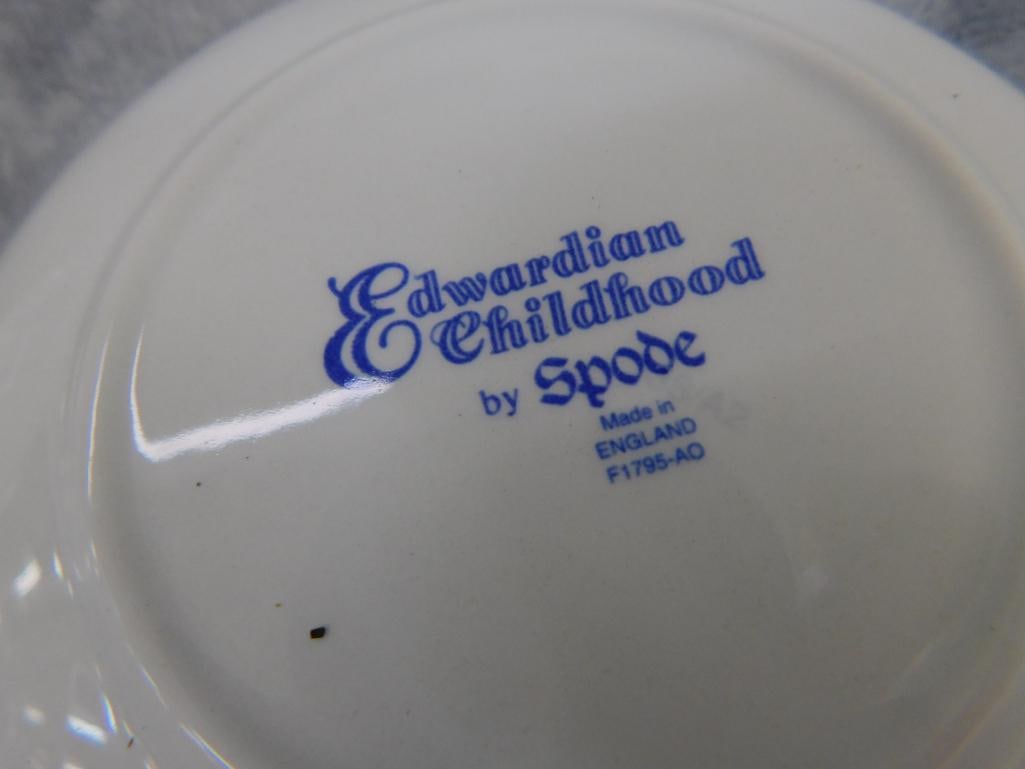 Spode - "Edwardian Childhood" Childs Plateware Set - Plate - Bowl - Mug - 5