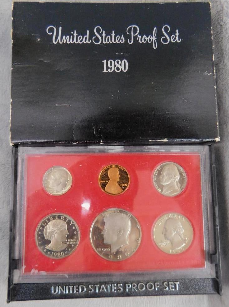 1980 US Mint Proof Set: See Photos For Condition and Details