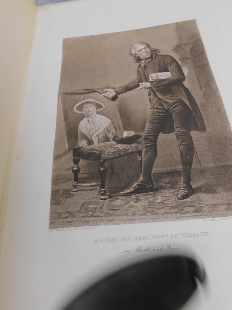 Rare 1887 "Stars of the Stage" - 2 Volume Set - First Edition - 112 Plates - George Gebbie - 15
