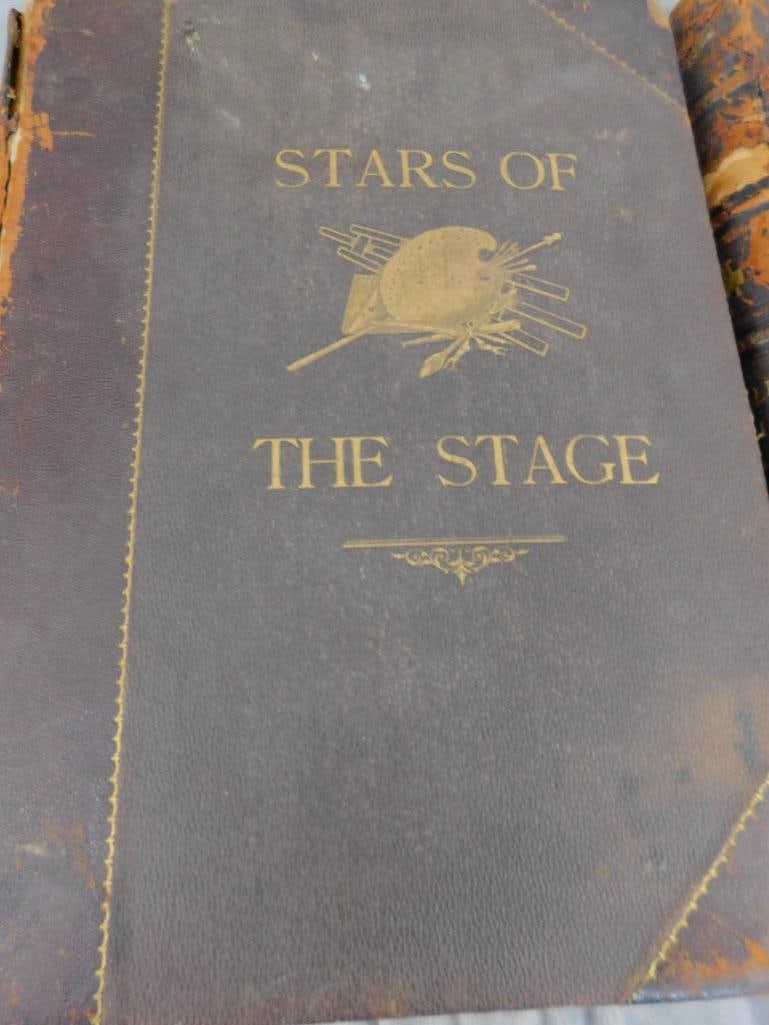 Rare 1887 "Stars of the Stage" - 2 Volume Set - First Edition - 112 Plates - George Gebbie - 2