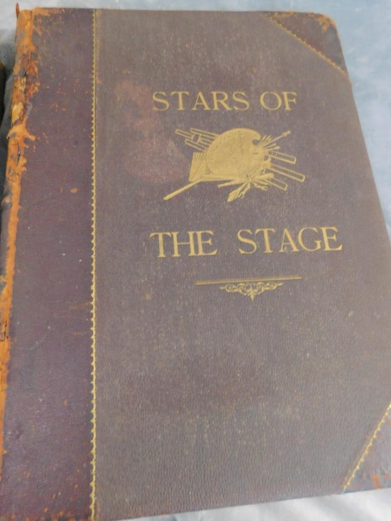 Rare 1887 "Stars of the Stage" - 2 Volume Set - First Edition - 112 Plates - George Gebbie - 3