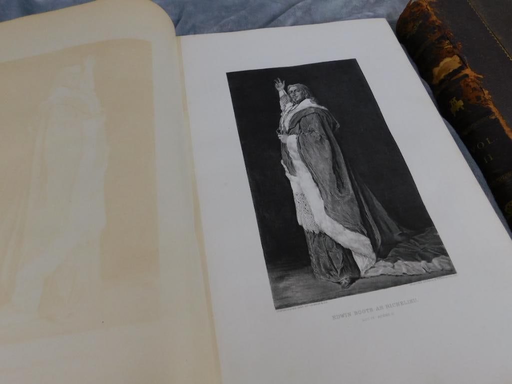 Rare 1887 "Stars of the Stage" - 2 Volume Set - First Edition - 112 Plates - George Gebbie - 6