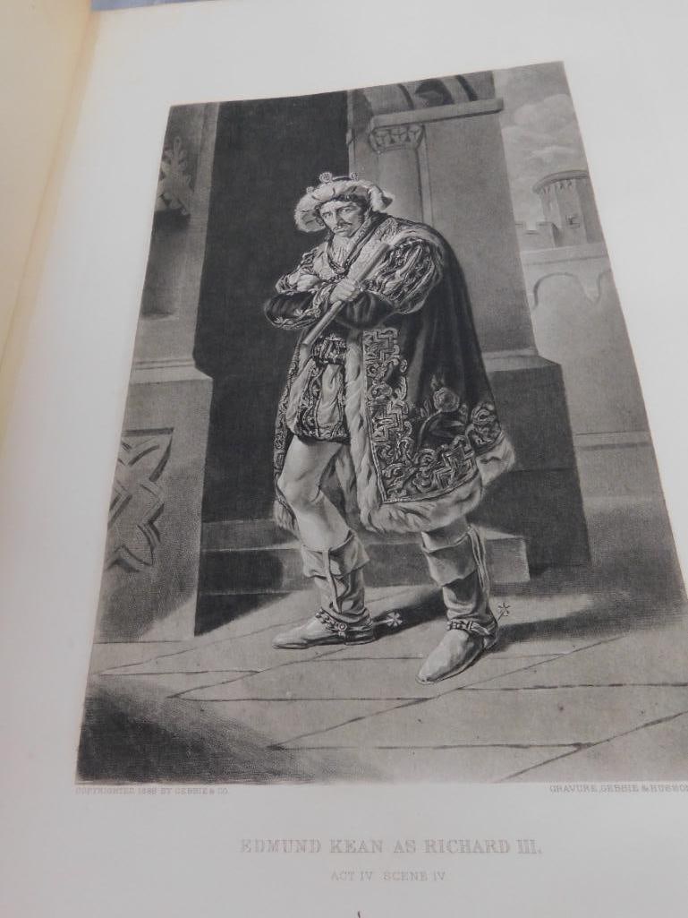 Rare 1887 "Stars of the Stage" - 2 Volume Set - First Edition - 112 Plates - George Gebbie - 8