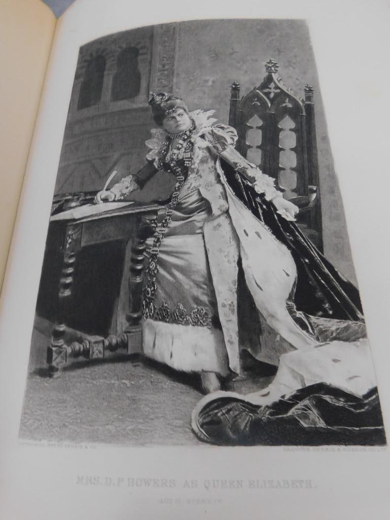 Rare 1887 "Stars of the Stage" - 2 Volume Set - First Edition - 112 Plates - George Gebbie - 9
