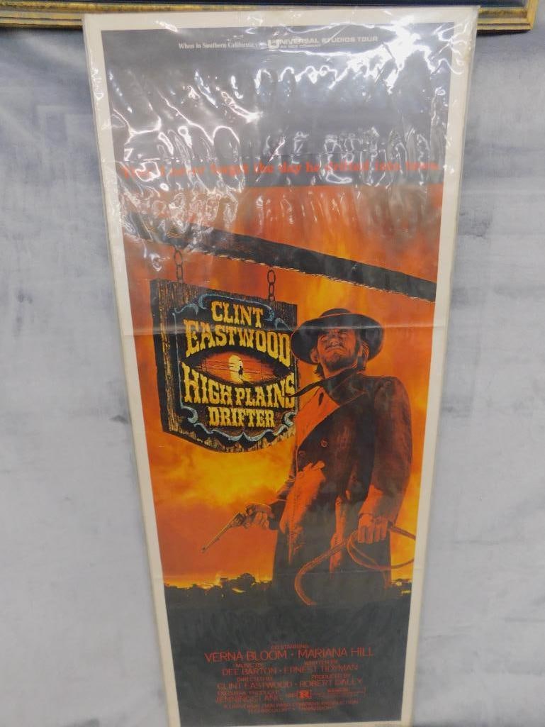 1973 "High Plains Drifter" Theater Poster Insert - 11" x 36" - 10
