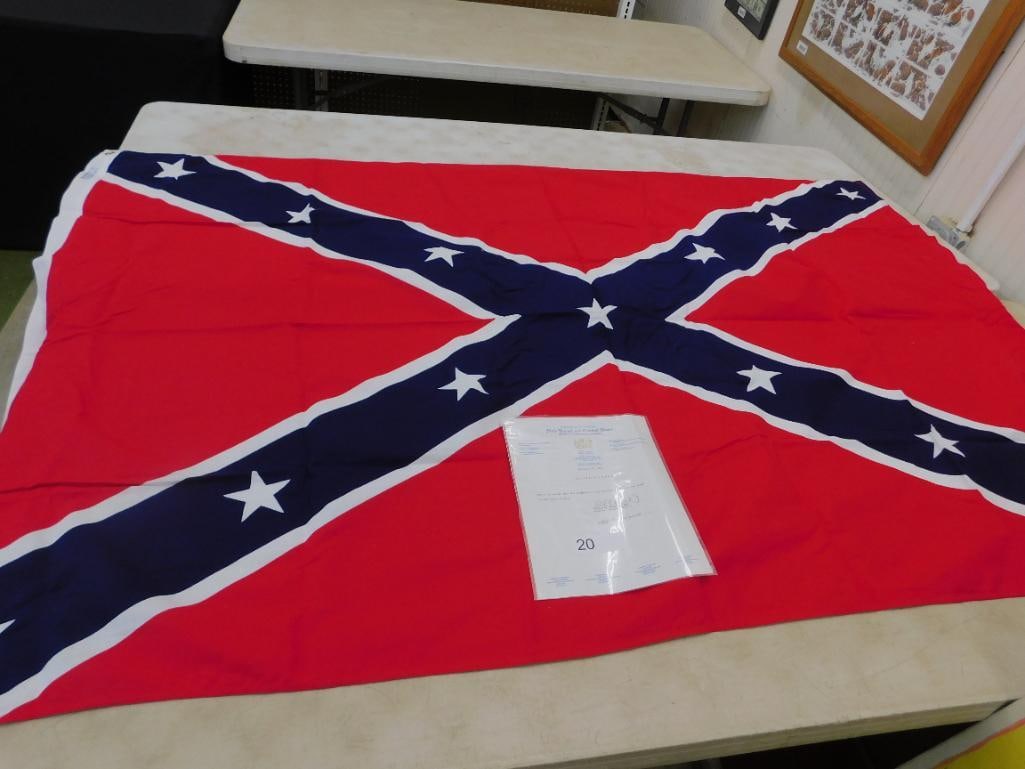 Defiance - "Flown Over SC State Capitol" - All Cotton Confederate Flag - 45" x72" - 9