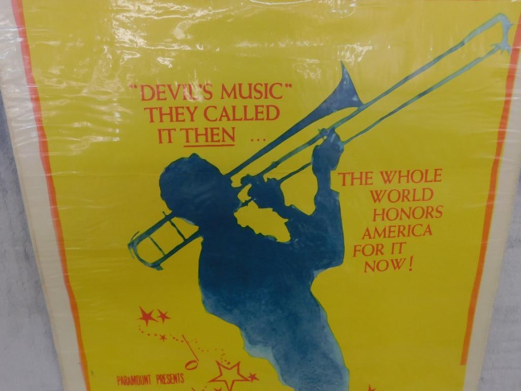 1958 "St. Louis Blues" Theater Poster Insert - 14" x 36" - 2