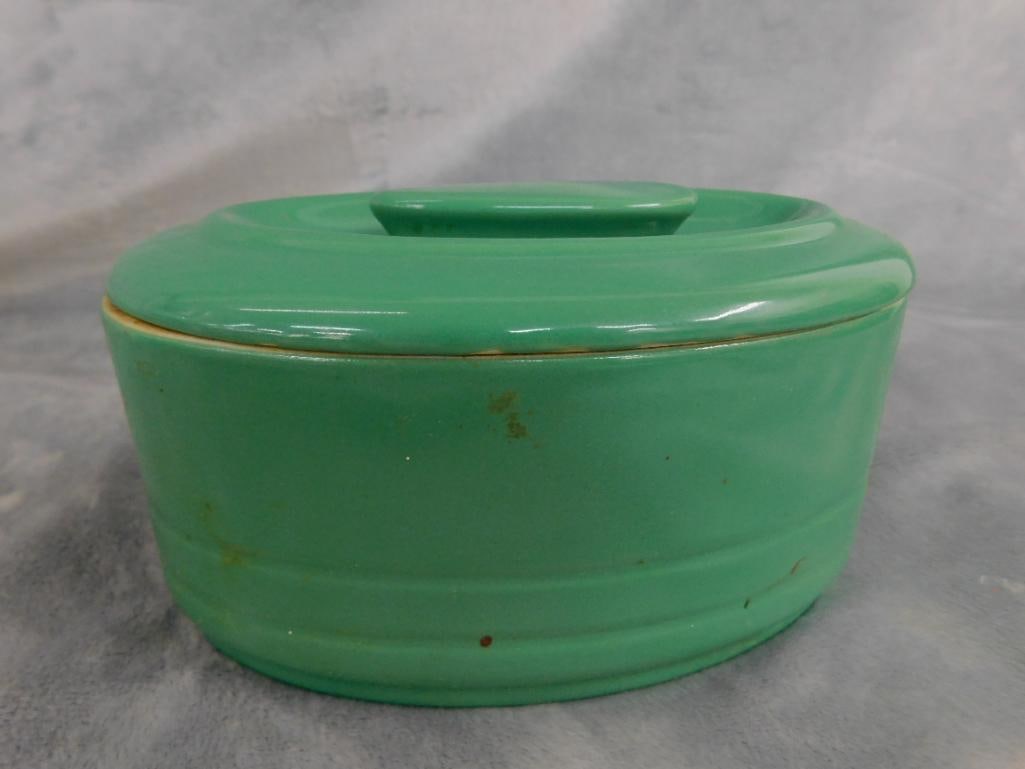 Vintage Westinghouse Lidded Water Pitcher 5.25" x 11" x 5" - Refrigerator Dish - 4" x 7" x 4.5" - 8