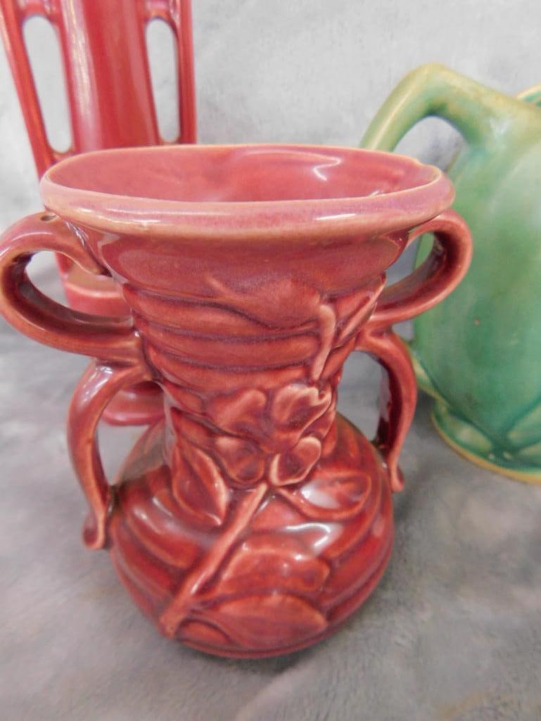 Group of 7 Vintage USA Pottery - 4" To 8" Tall - 3
