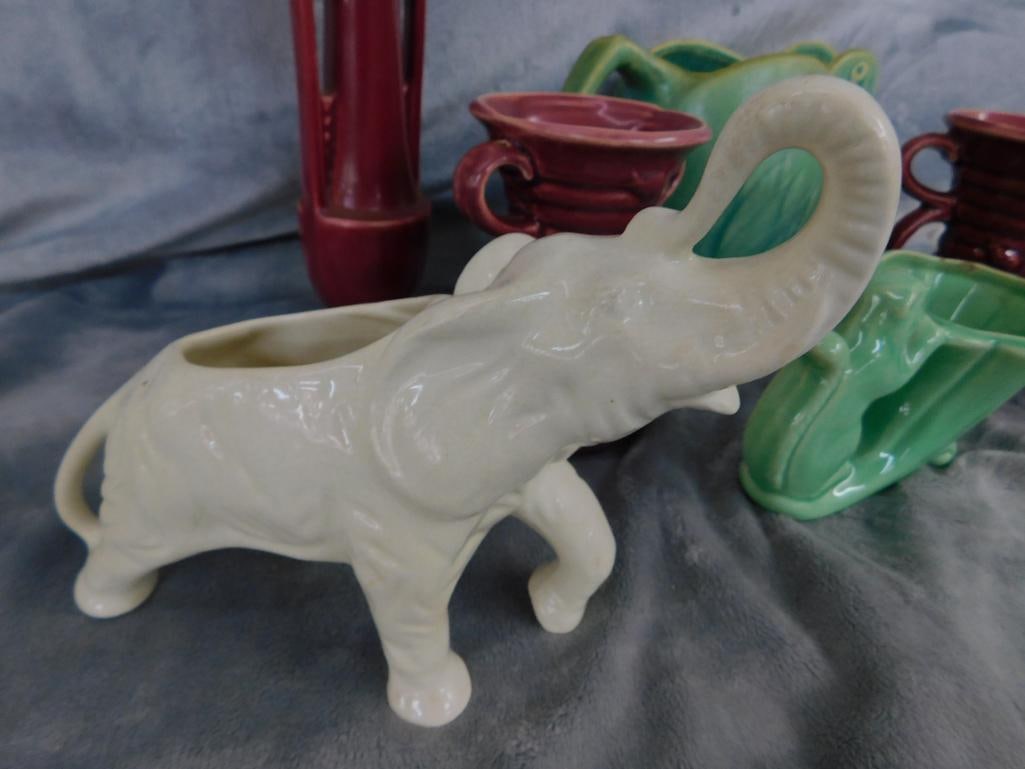 Group of 7 Vintage USA Pottery - 4" To 8" Tall - 8