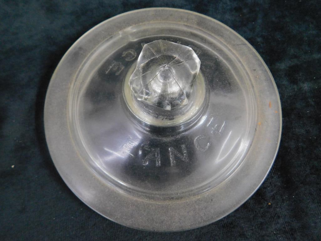 Vintage Counter Top "Lance" Glass Merchandiser With Lid - 13" x 8.5" x 7.5" - 2