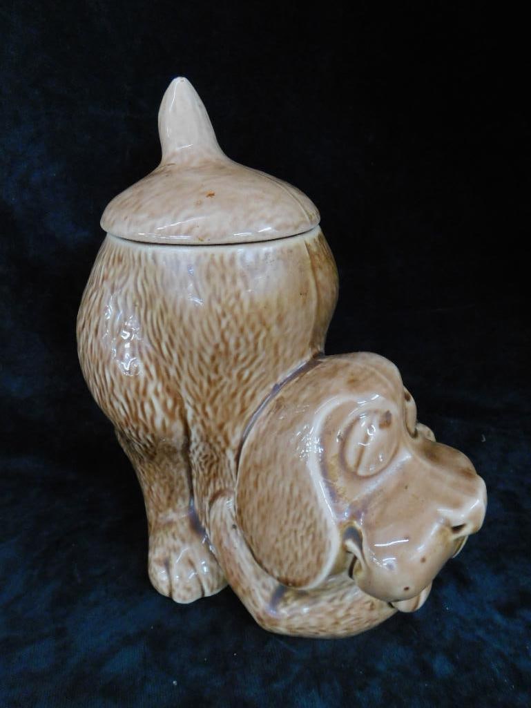 McCoy Cookie Jar - Dog - #0272 - 10.5" x 6" x 5.5" - 11