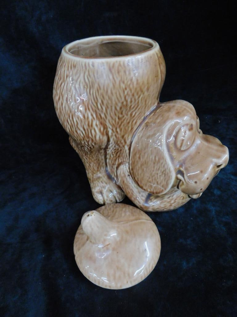 McCoy Cookie Jar - Dog - #0272 - 10.5" x 6" x 5.5" - 4